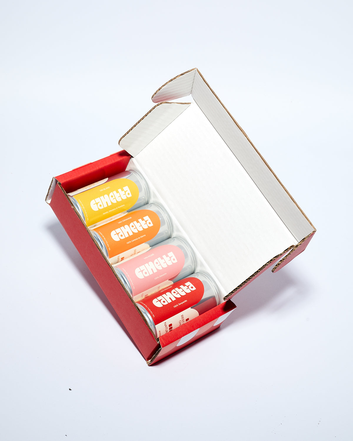 Canetta Wine - Mixed Case of Canned Natural Wine x4 - 187ml per Can