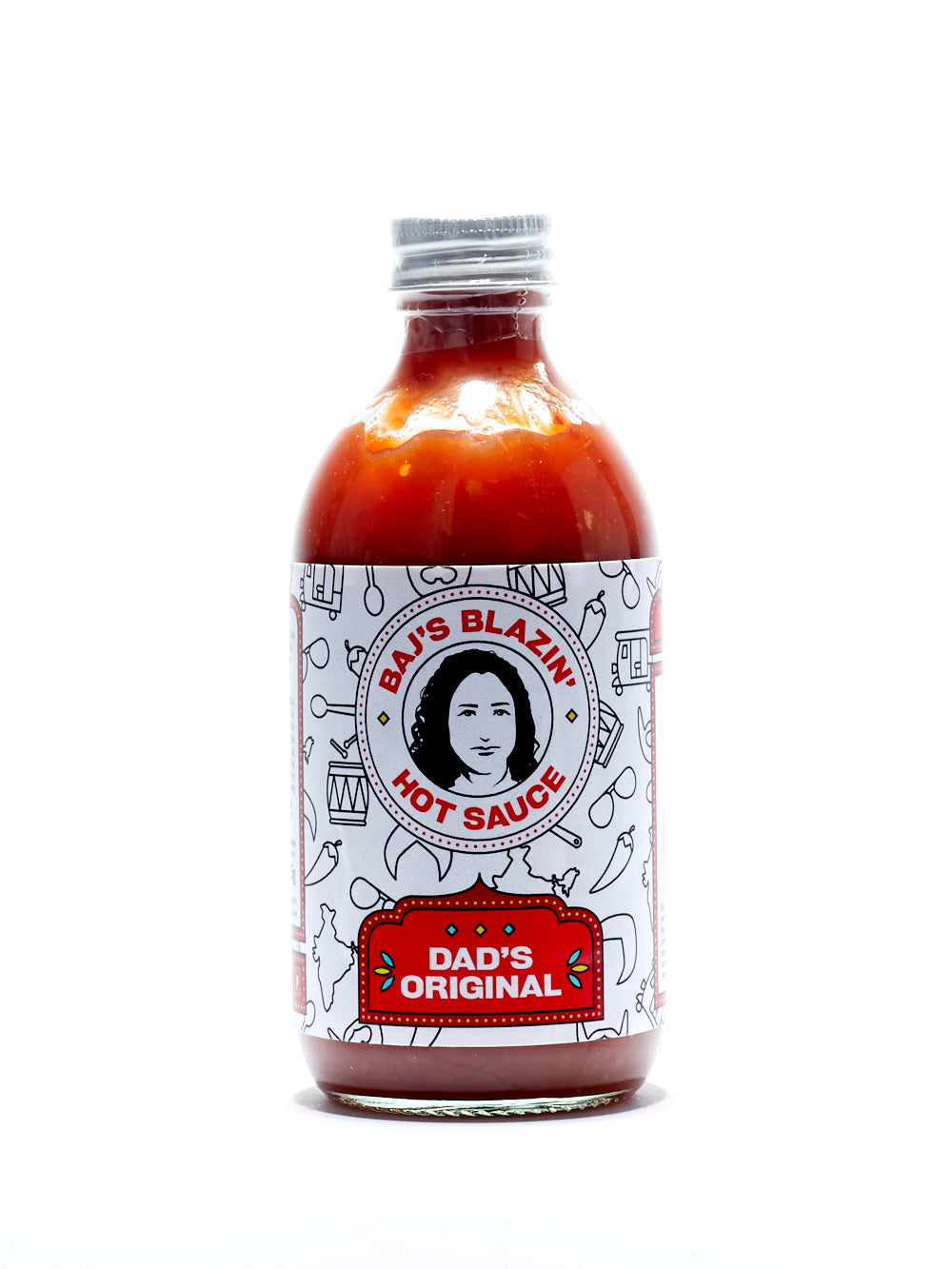 Baj's Blazing Hot Sauce, Dad's Original