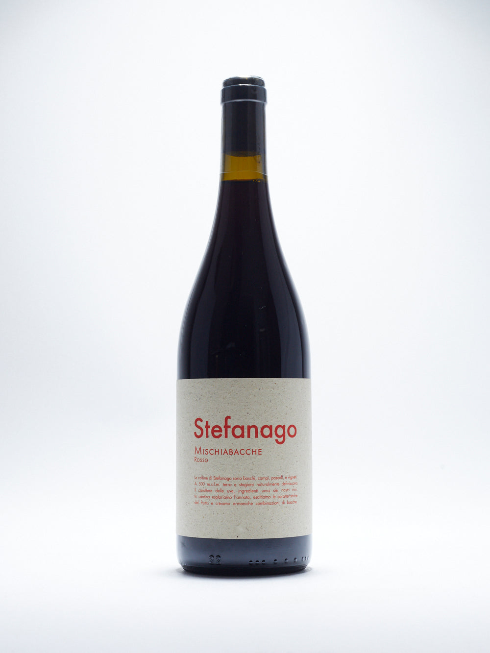 Mischiabacche Rosso, Blend