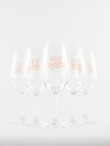 Top Cuvée Home Sommelier Series, Branded Wine Glasses